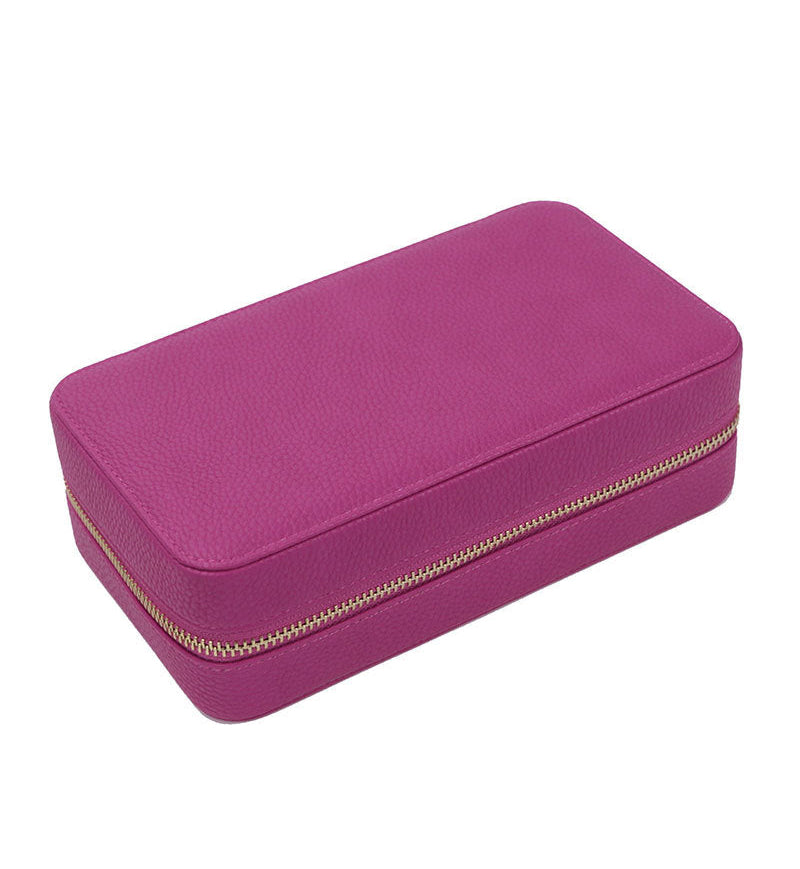 다용도 가죽 지퍼 보관함 (쇼룸) Large Capacity Jewelry Organizer