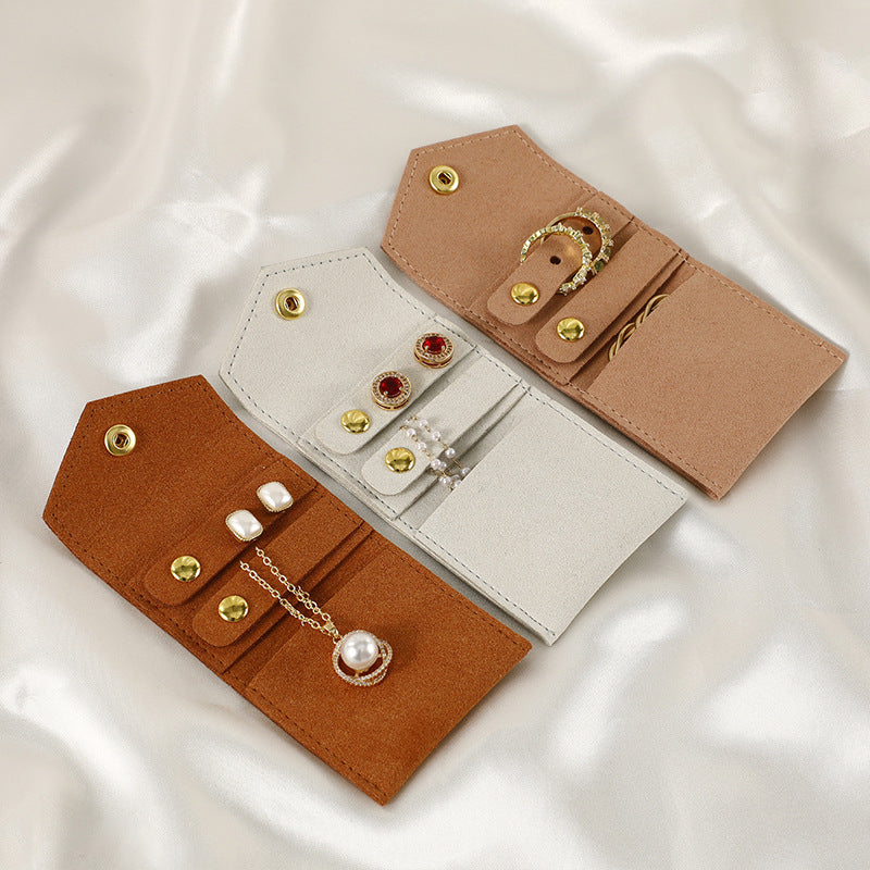 콤팩트 주얼리 롤 파우치 (쇼룸) Compact Microfiber Mini Jewelry Roll