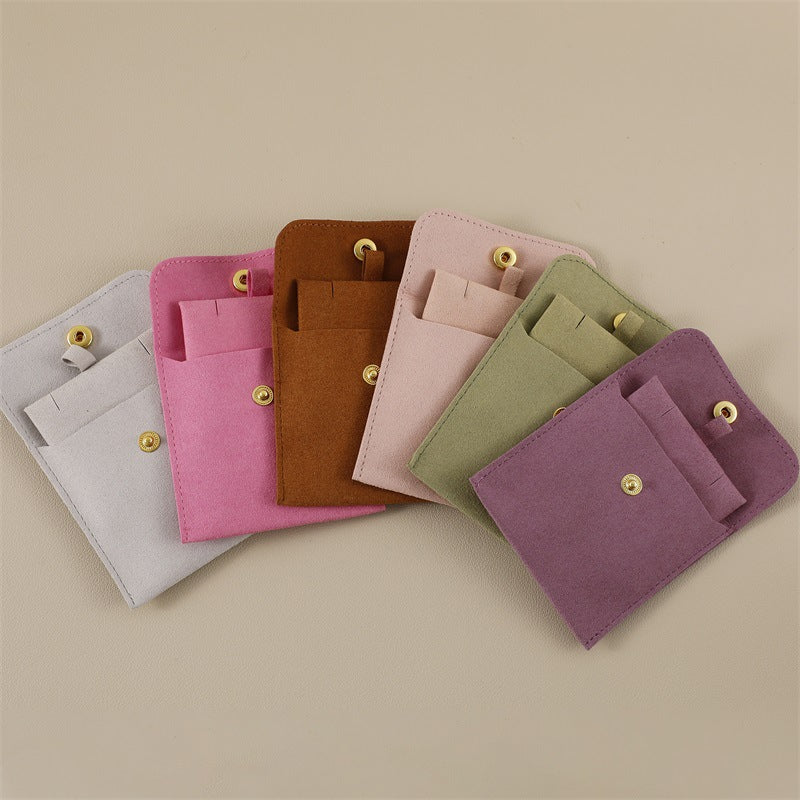 스타일리쉬 스냅 파우치 (쇼룸) Stylish Jewelry Snap Pouches with Inner Card