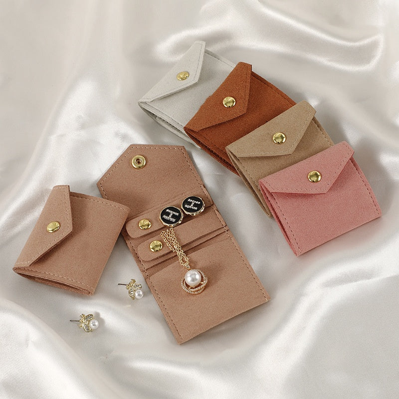 콤팩트 주얼리 롤 파우치 (쇼룸) Compact Microfiber Mini Jewelry Roll