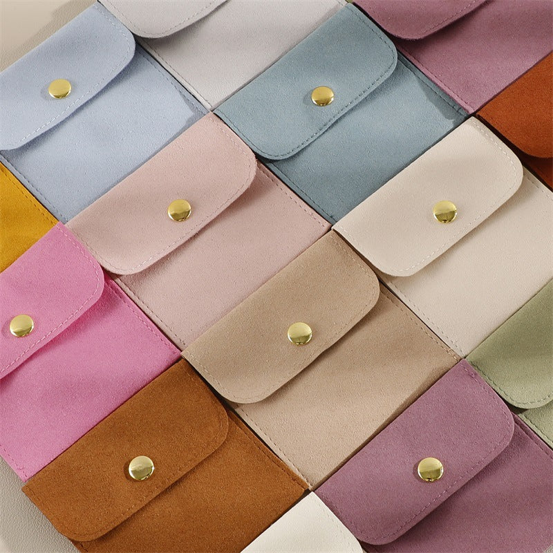 스타일리쉬 스냅 파우치 (쇼룸) Stylish Jewelry Snap Pouches with Inner Card