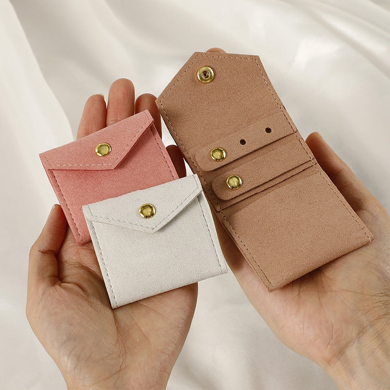 콤팩트 주얼리 롤 파우치 (쇼룸) Compact Microfiber Mini Jewelry Roll
