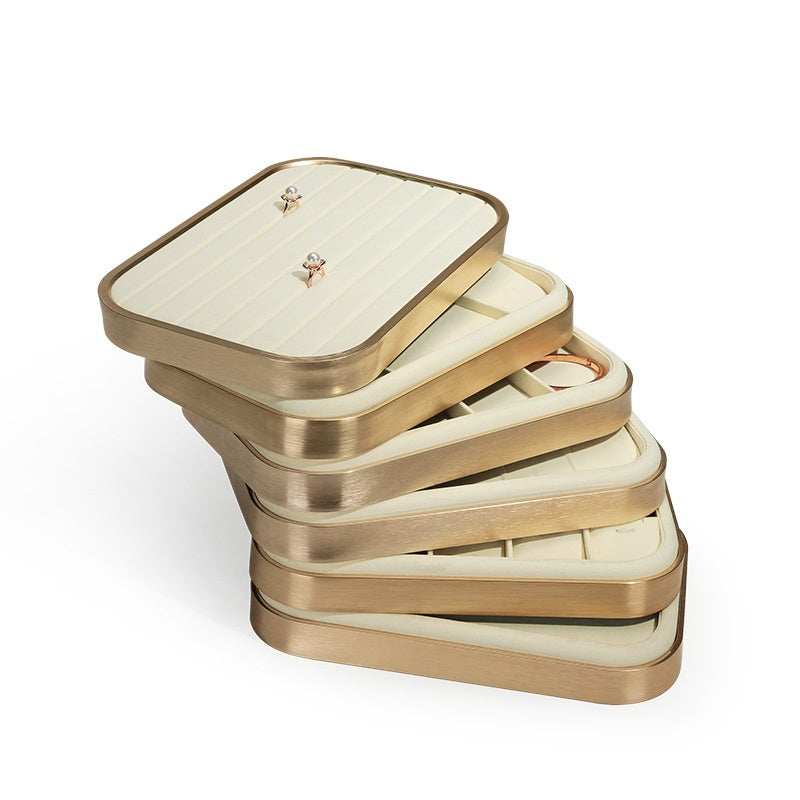 골드 메탈 아웃라인 트레이 Gold Metal Outline Tray