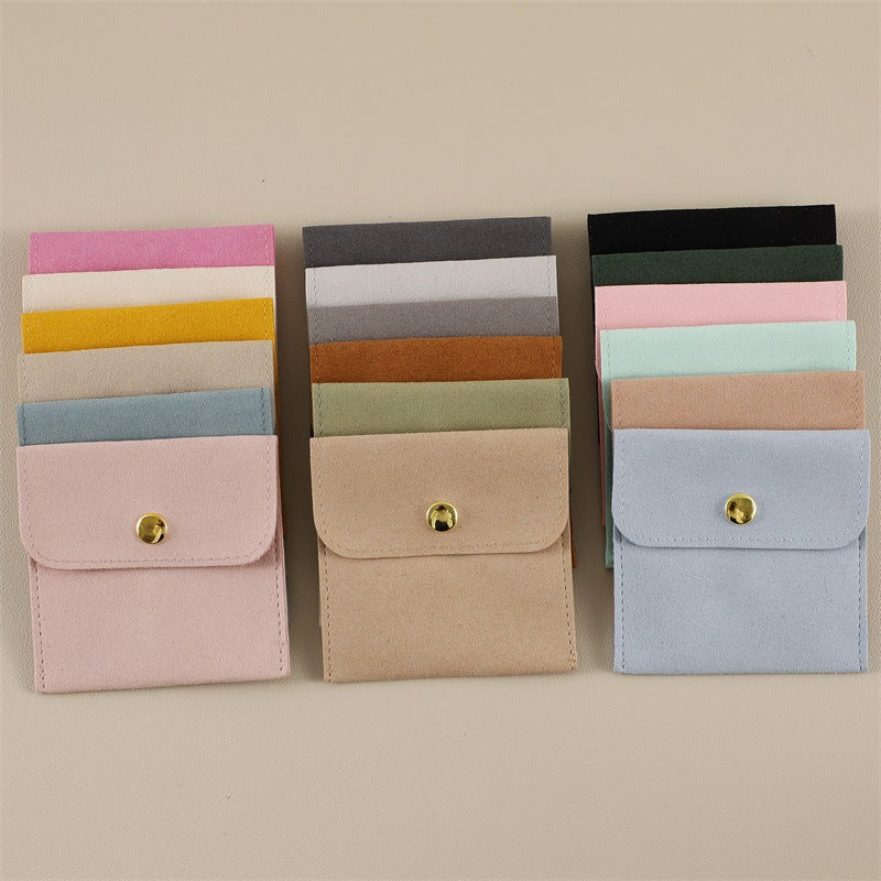스타일리쉬 스냅 파우치 (쇼룸) Stylish Jewelry Snap Pouches with Inner Card