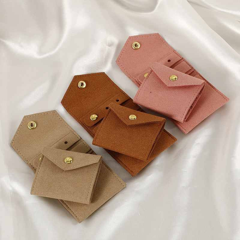 콤팩트 주얼리 롤 파우치 (쇼룸) Compact Microfiber Mini Jewelry Roll