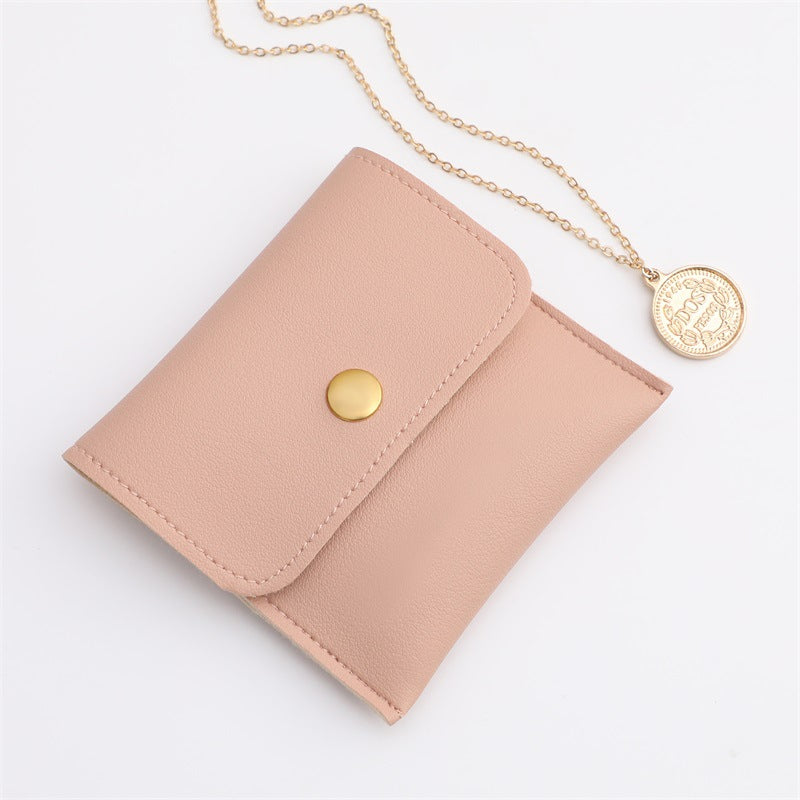 클로저 가죽 파우치 (쇼룸) Snap Closure Jewelry Pouches