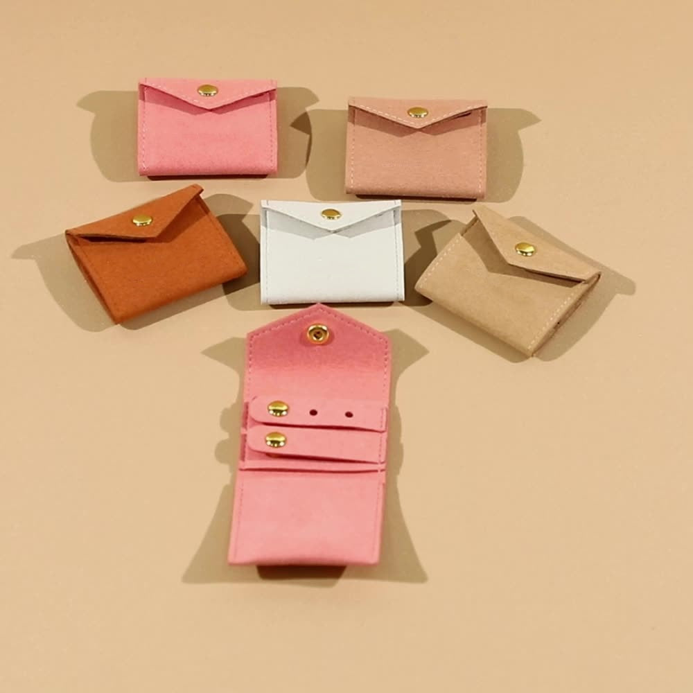 콤팩트 주얼리 롤 파우치 (쇼룸) Compact Microfiber Mini Jewelry Roll