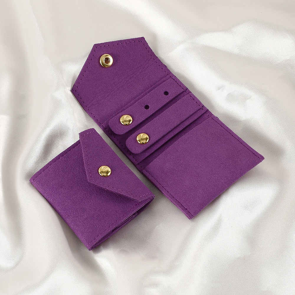 콤팩트 주얼리 롤 파우치 (쇼룸) Compact Microfiber Mini Jewelry Roll