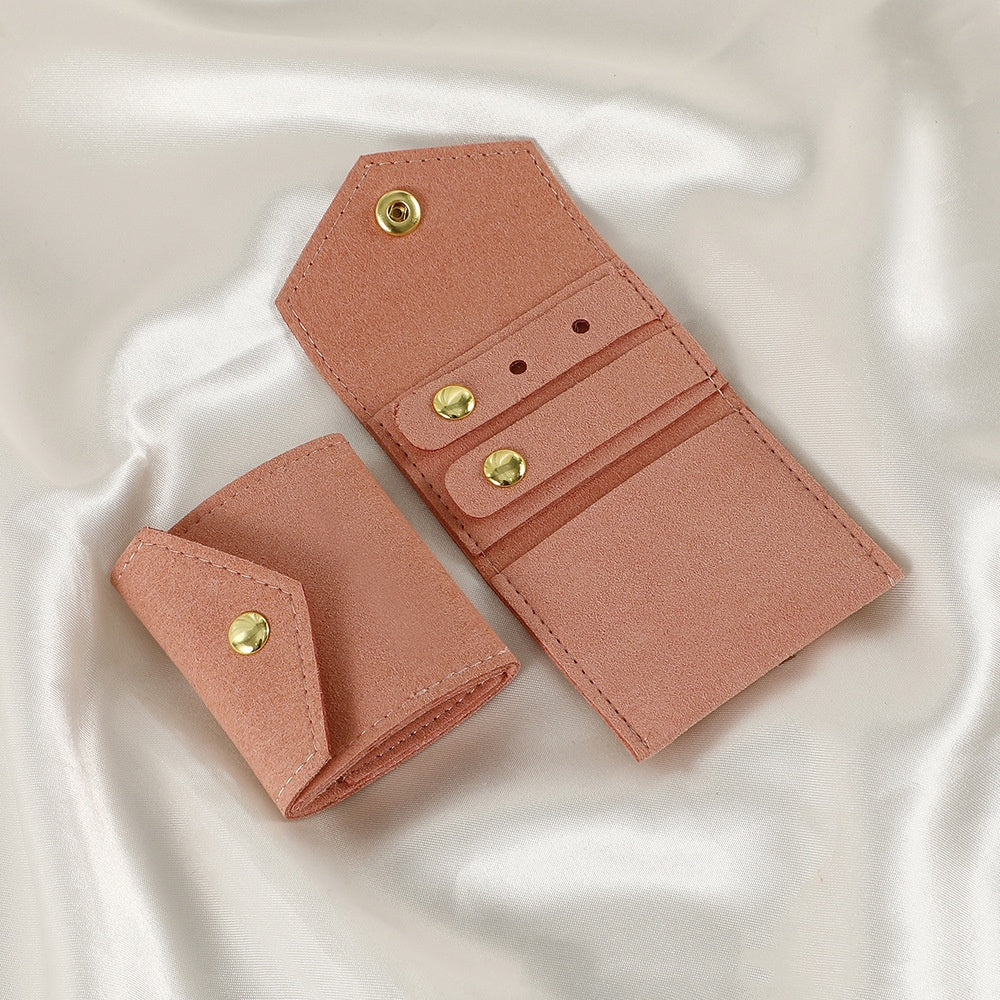 콤팩트 주얼리 롤 파우치 (쇼룸) Compact Microfiber Mini Jewelry Roll