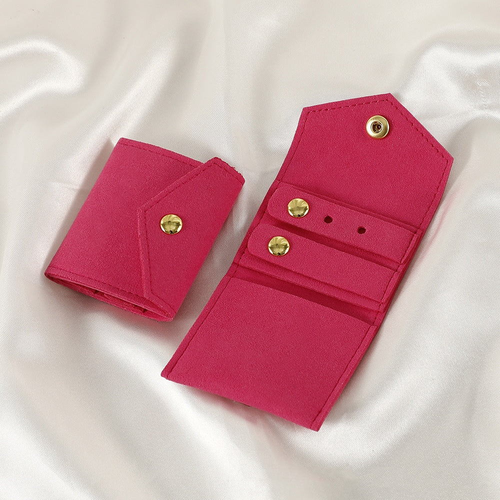 콤팩트 주얼리 롤 파우치 (쇼룸) Compact Microfiber Mini Jewelry Roll