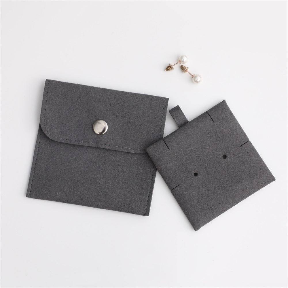 스타일리쉬 스냅 파우치 (쇼룸) Stylish Jewelry Snap Pouches with Inner Card