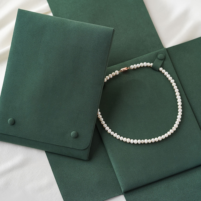 진주 목걸이 파우치 (쇼룸) Microfiber Pearl Necklace Pouch