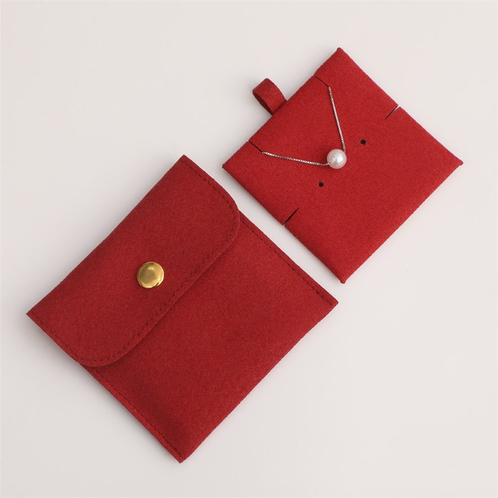스타일리쉬 스냅 파우치 (쇼룸) Stylish Jewelry Snap Pouches with Inner Card