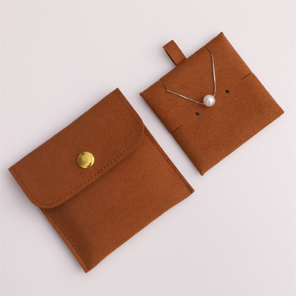 스타일리쉬 스냅 파우치 (쇼룸) Stylish Jewelry Snap Pouches with Inner Card