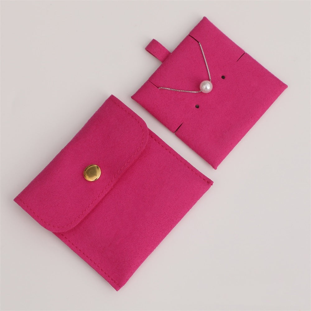 스타일리쉬 스냅 파우치 (쇼룸) Stylish Jewelry Snap Pouches with Inner Card