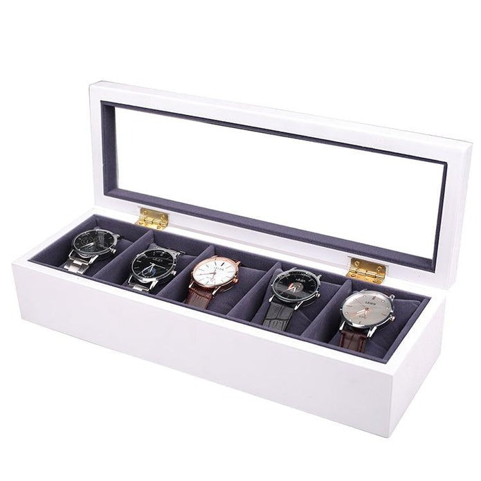 5구 시계 보관함 Piano Finish 5 Position Watch Organiser