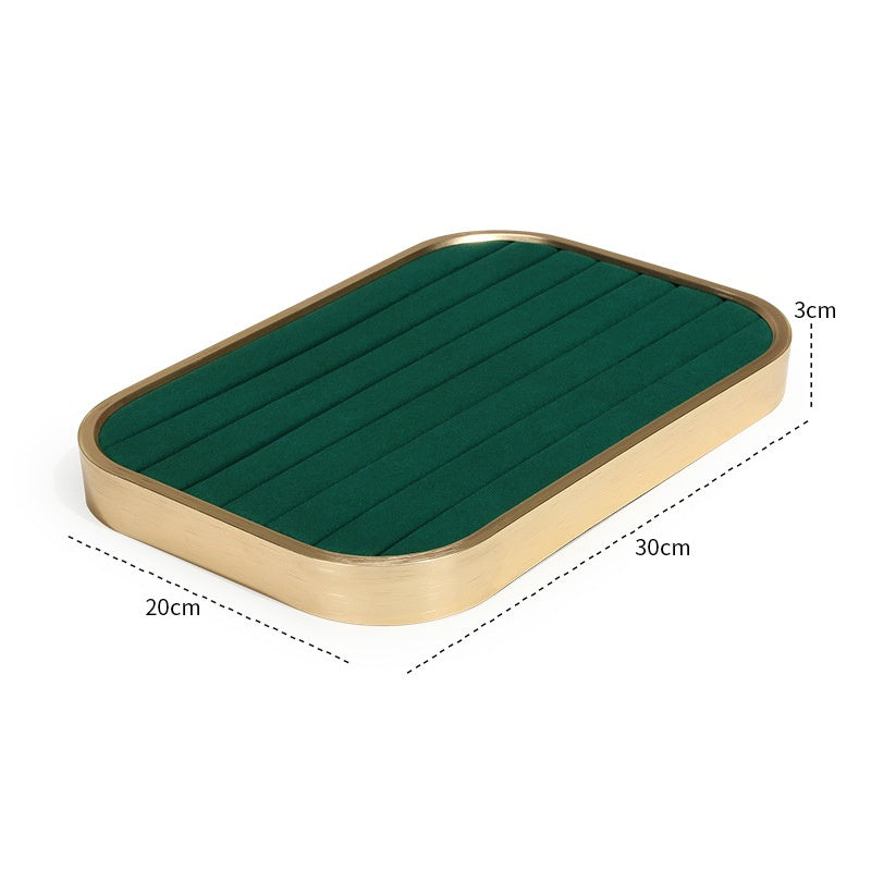 골드 메탈 아웃라인 트레이 Gold Metal Outline Tray