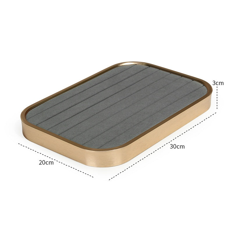 골드 메탈 아웃라인 트레이 Gold Metal Outline Tray