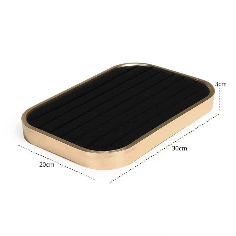 골드 메탈 아웃라인 트레이 Gold Metal Outline Tray