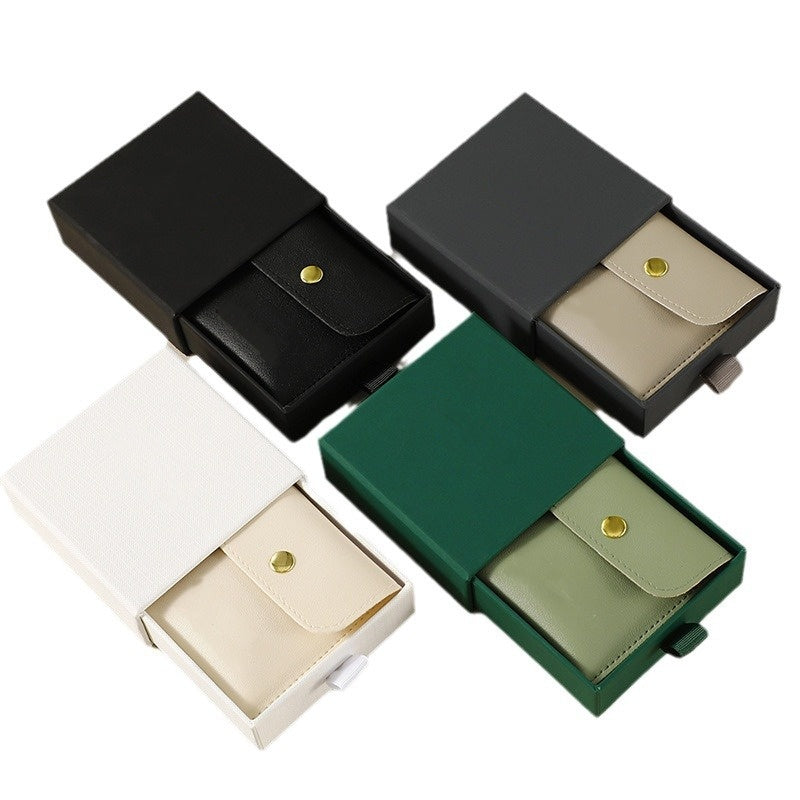 서랍식 파우치 케이스 (쇼룸) PU Snap Jewelry Drawer Boxes