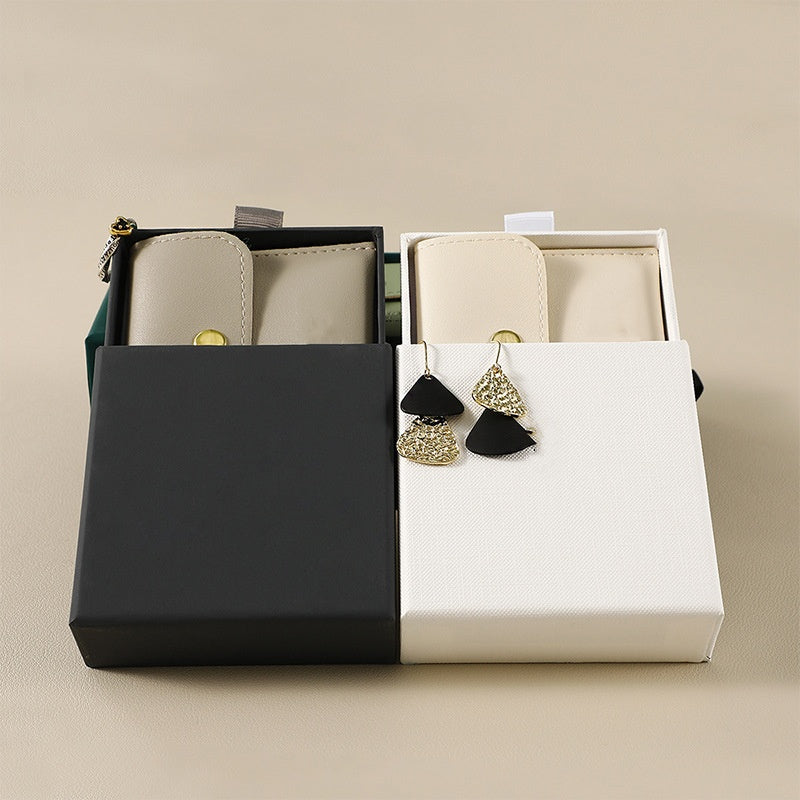 서랍식 파우치 케이스 (쇼룸) PU Snap Jewelry Drawer Boxes