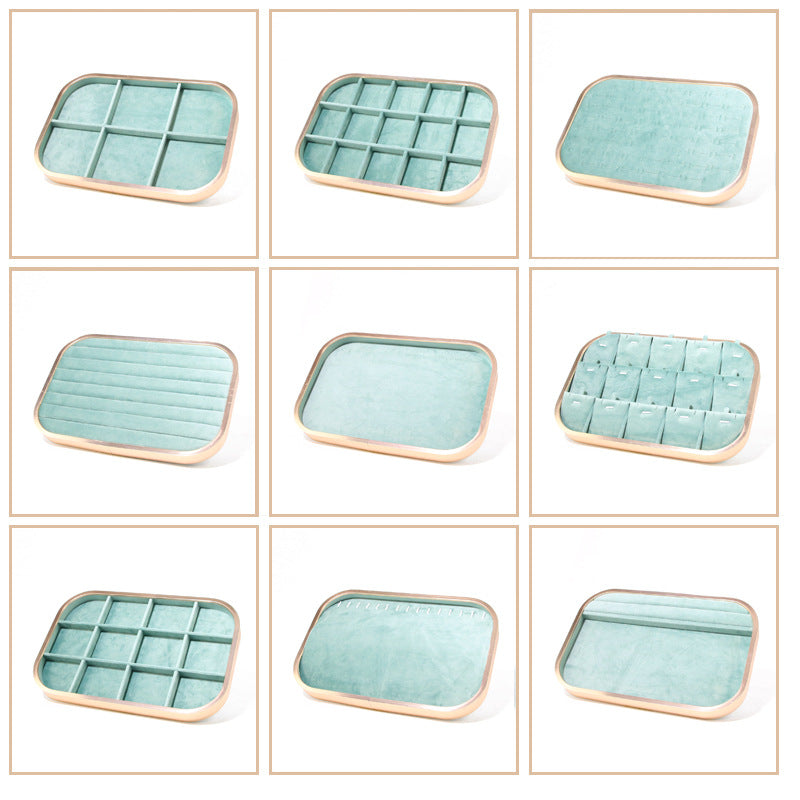 라이트 그린 트레이 Light Green Showcase Trays
