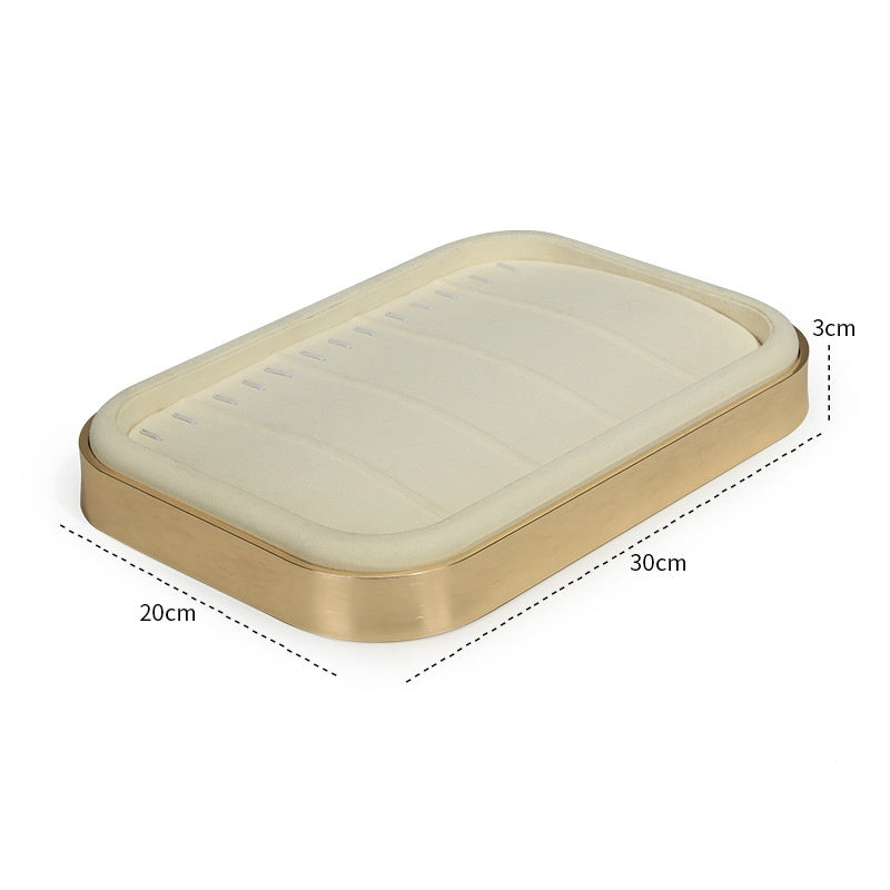 골드 메탈 아웃라인 트레이 Gold Metal Outline Tray