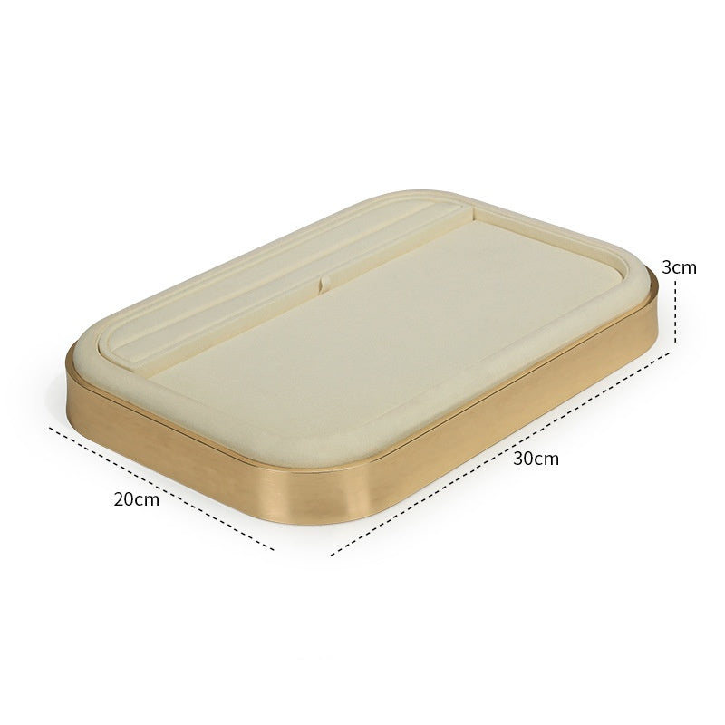 골드 메탈 아웃라인 트레이 Gold Metal Outline Tray