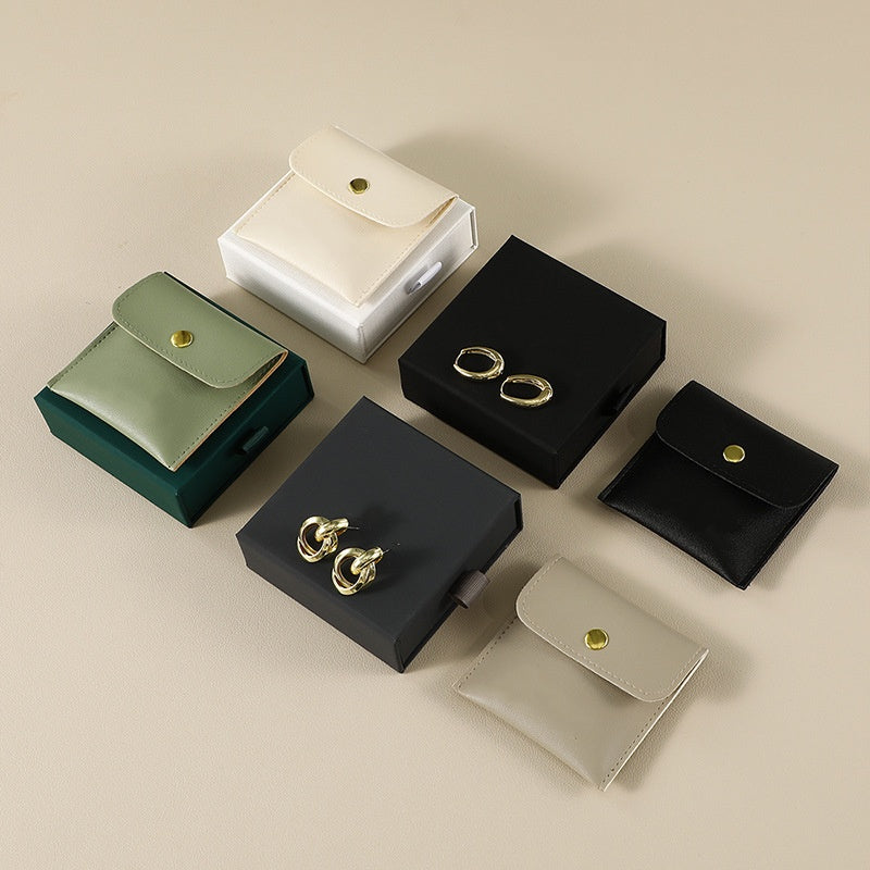 서랍식 파우치 케이스 (쇼룸) PU Snap Jewelry Drawer Boxes