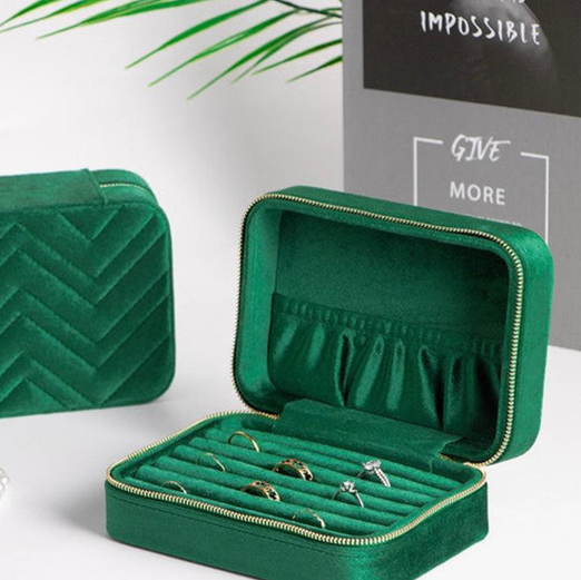 휴대용 보관함 (쇼룸) Portable Travel Fleece Exquisite Jewelry Storage Bag
