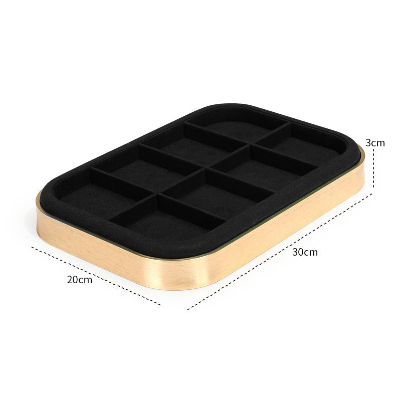 골드 메탈 아웃라인 트레이 Gold Metal Outline Tray