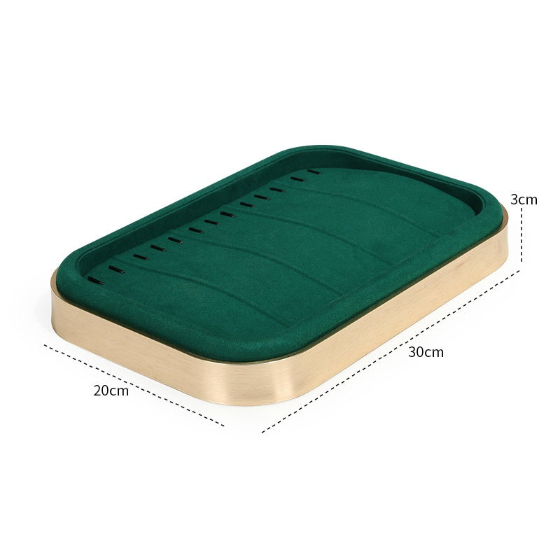 골드 메탈 아웃라인 트레이 Gold Metal Outline Tray