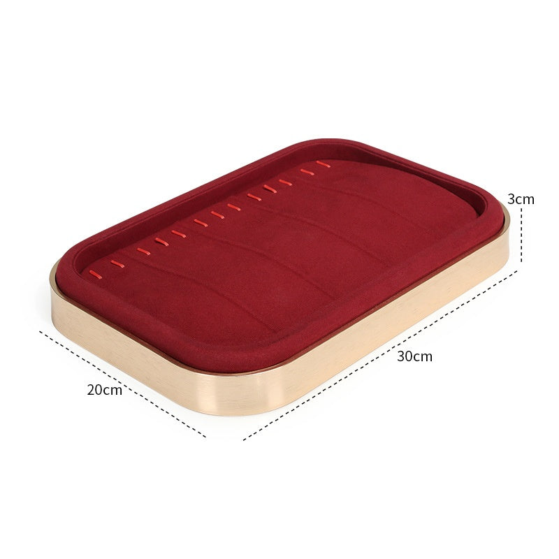 골드 메탈 아웃라인 트레이 Gold Metal Outline Tray