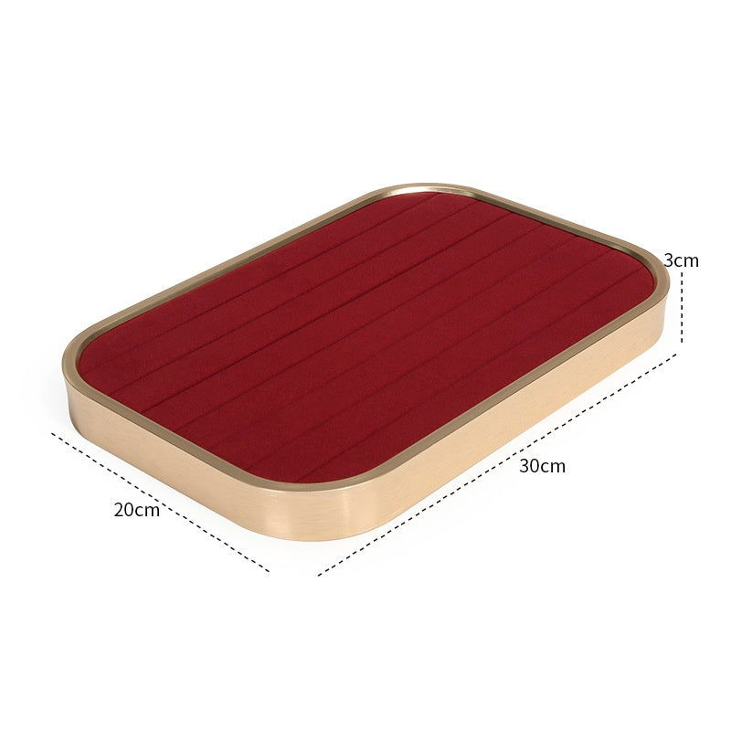 골드 메탈 아웃라인 트레이 Gold Metal Outline Tray