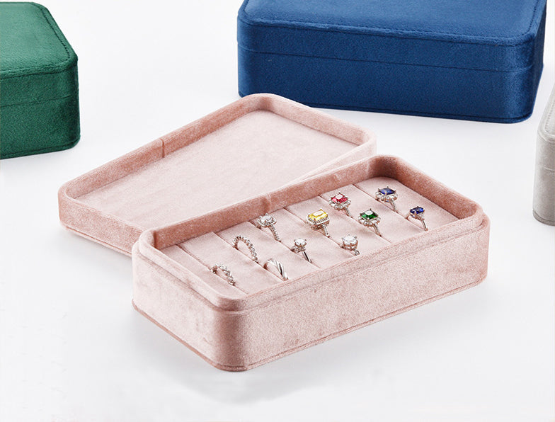 아우로라 벨벳 트레이 케이스 Aurora Velvet Ring Organizer Display Tray