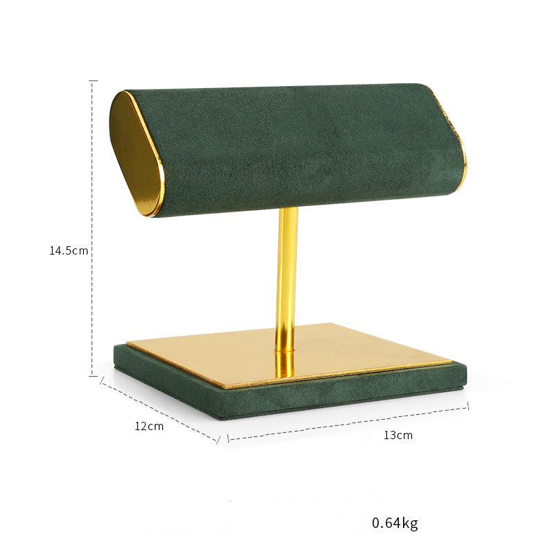 금도금 스웨이드 팔찌 스탠드 Gold Metal Suede Bangle/Bracelet Stand