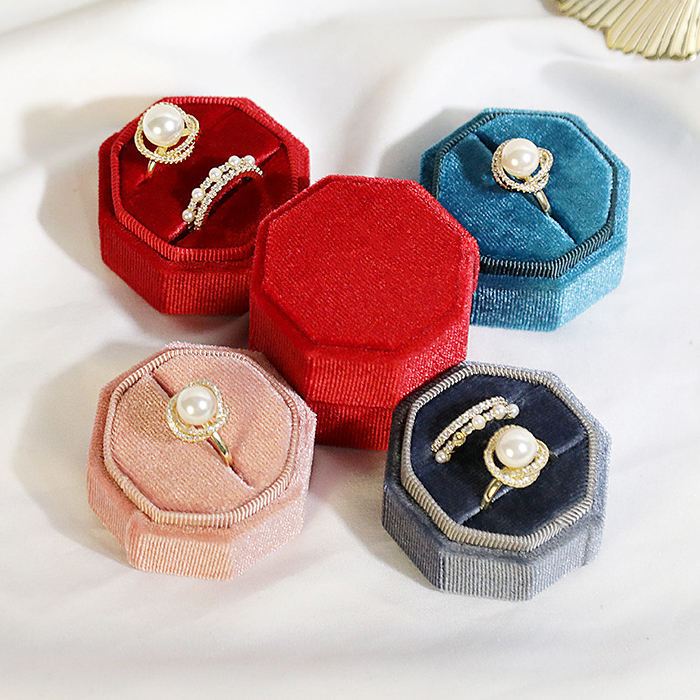 팔각 벨벳 컬렉션 (쇼룸) Opulent Octagons Velvet Box