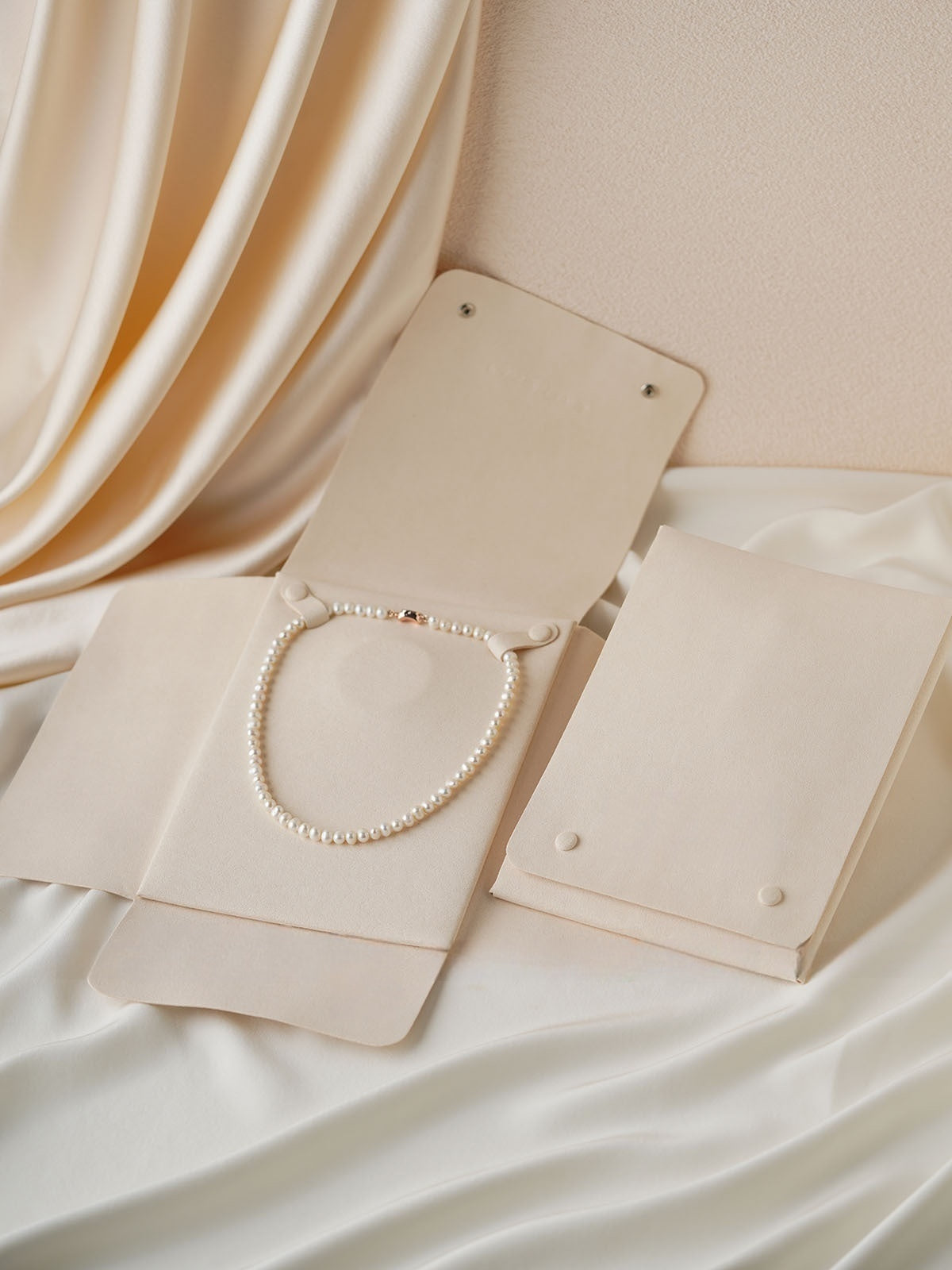 진주 목걸이 파우치 (쇼룸) Microfiber Pearl Necklace Pouch