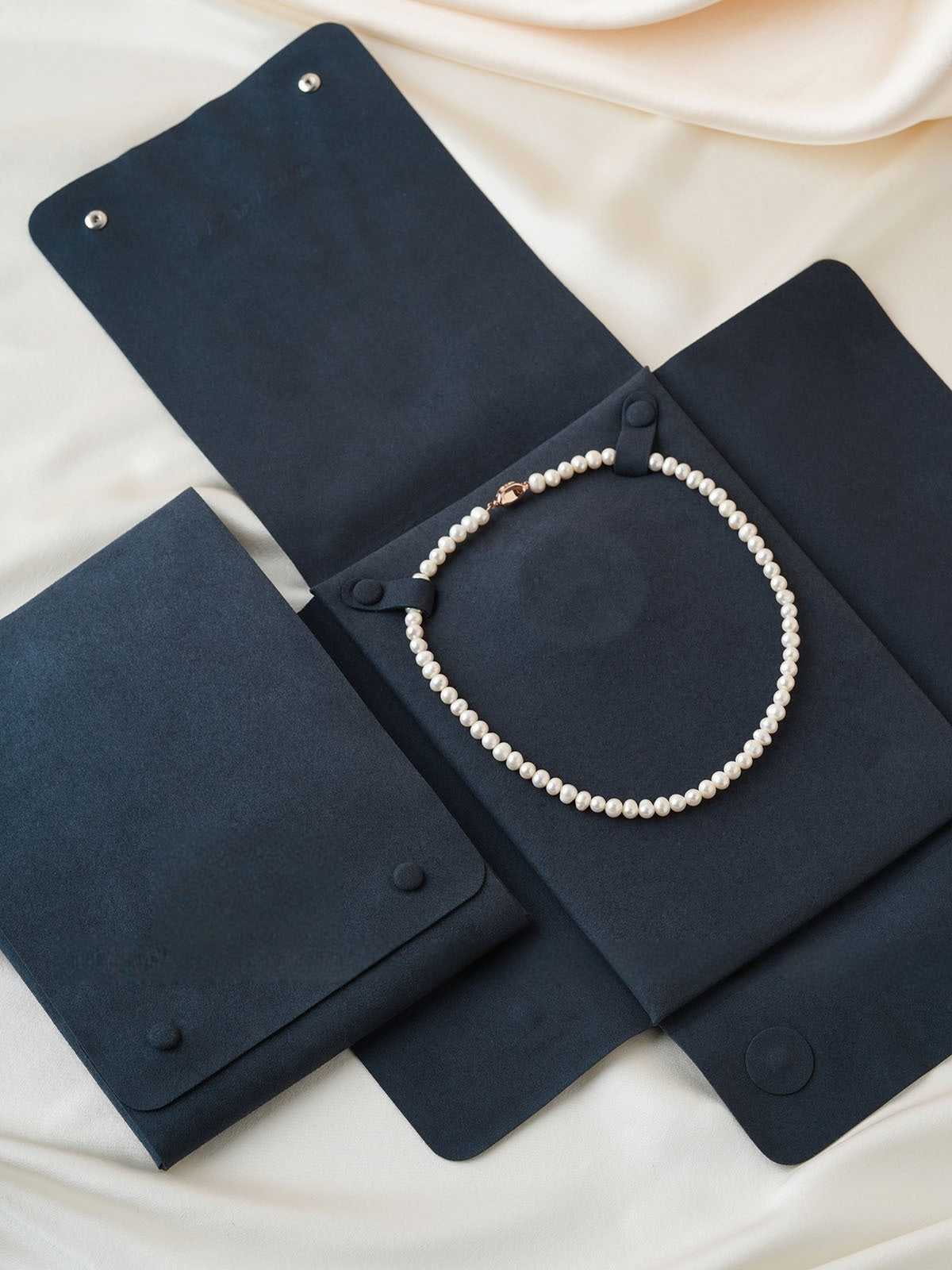 진주 목걸이 파우치 (쇼룸) Microfiber Pearl Necklace Pouch