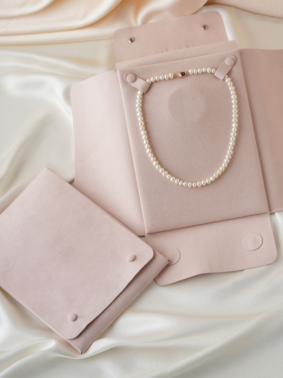 진주 목걸이 파우치 (쇼룸) Microfiber Pearl Necklace Pouch