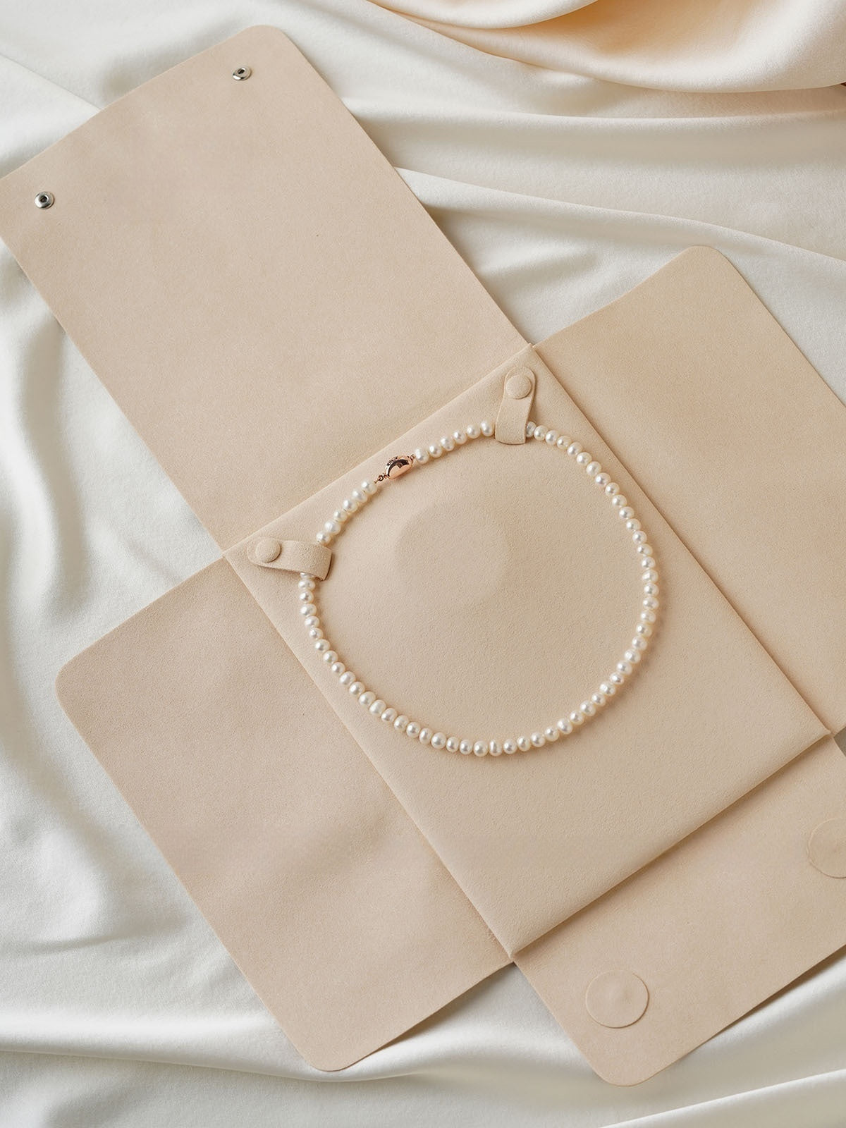 진주 목걸이 파우치 (쇼룸) Microfiber Pearl Necklace Pouch
