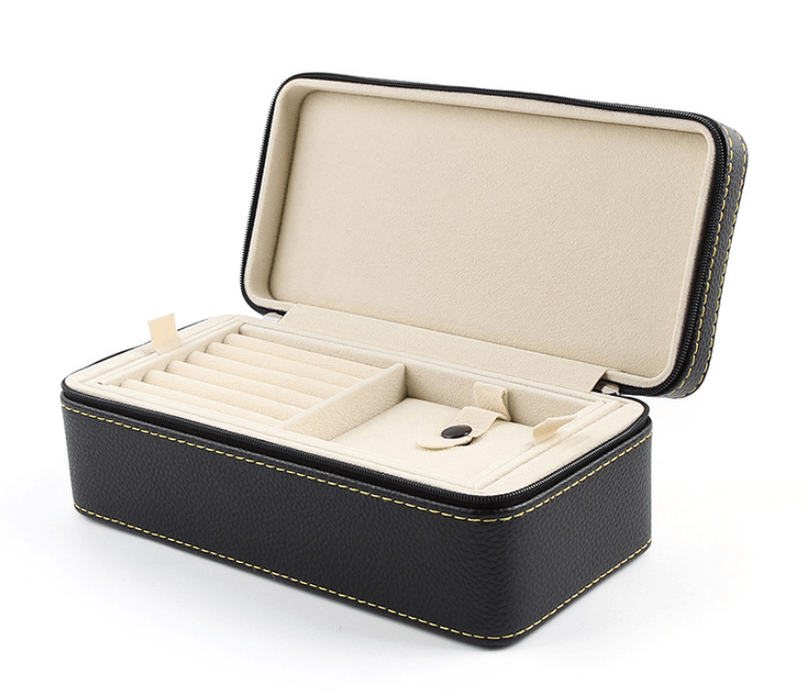 여행용 직사각 가죽 보관함 On-The-Go Gem Portable Storage Boxes