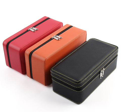 여행용 직사각 가죽 보관함 On-The-Go Gem Portable Storage Boxes