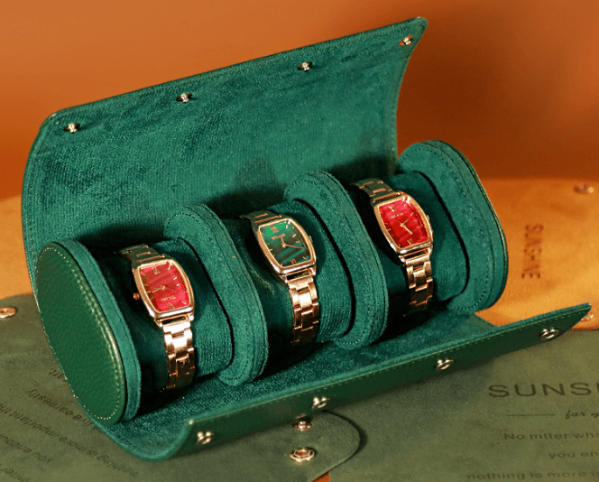 여행용 시계 보관함 (쇼룸) PU Leather Travel Watch Boxes