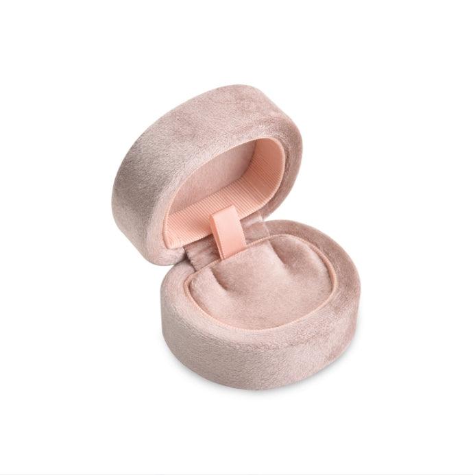 사각 라운드 벨벳 케이스 Assorted Square Velvet Rounded Ring Box