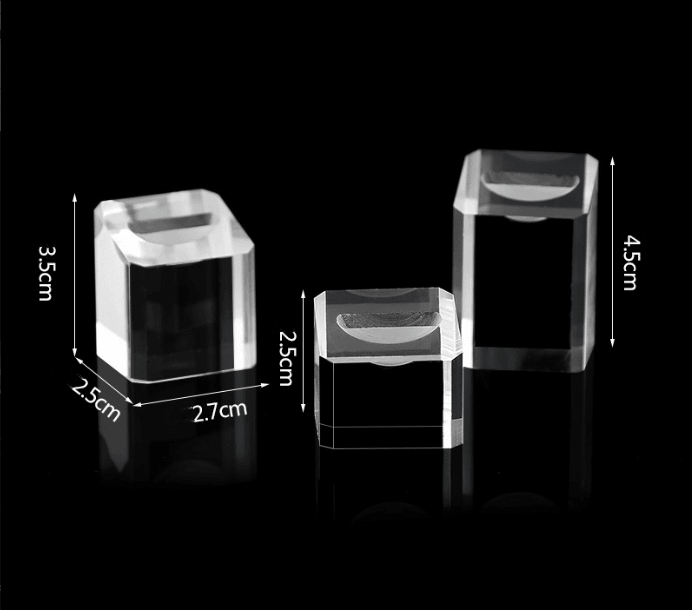 슬릭 아크릴 반지 디스플레이 (1팩 2조) Sleek Chic Acrylic Ring Display Stand(2 pcs per pack)