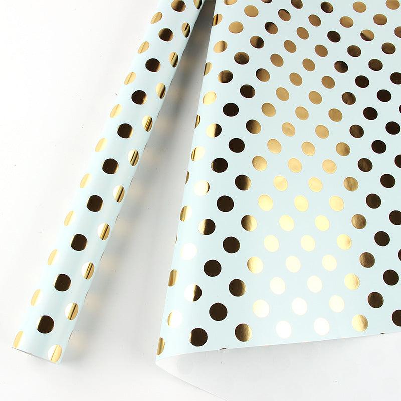도트 패턴 포장지 (1팩 50장) 500x700mm.