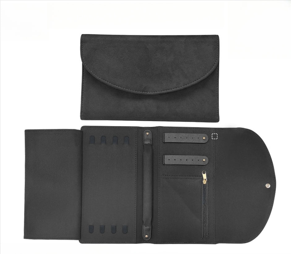 치크 벨벳 주얼리 롤 Chic Velvet Jewelry Roll