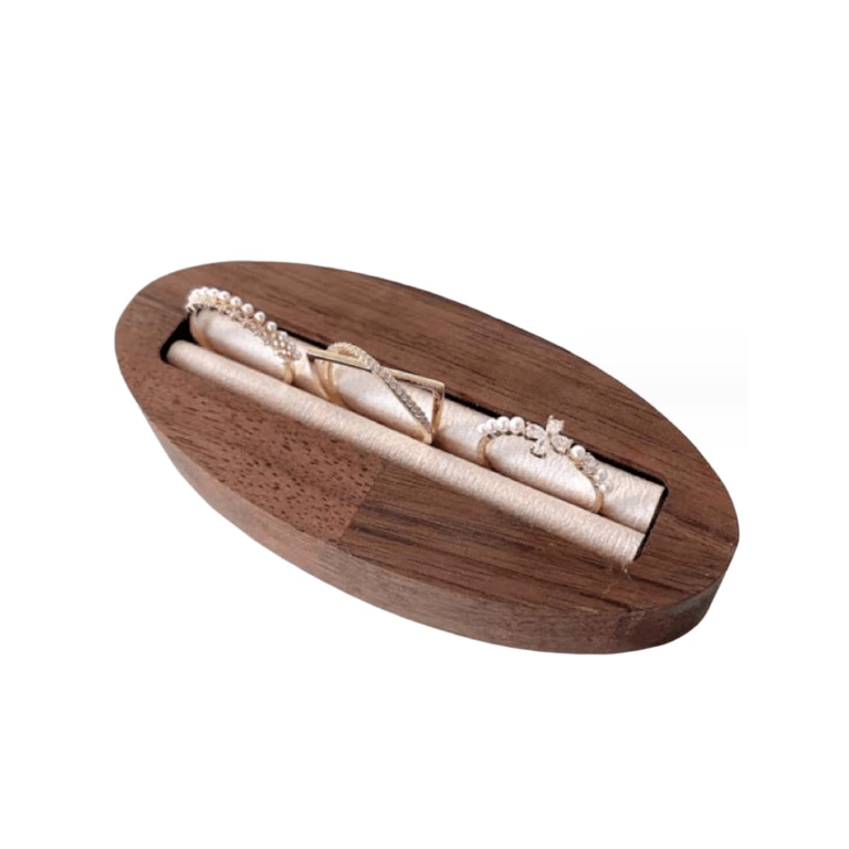 우드 반지 다각형 시리즈 Wooden Ring Display