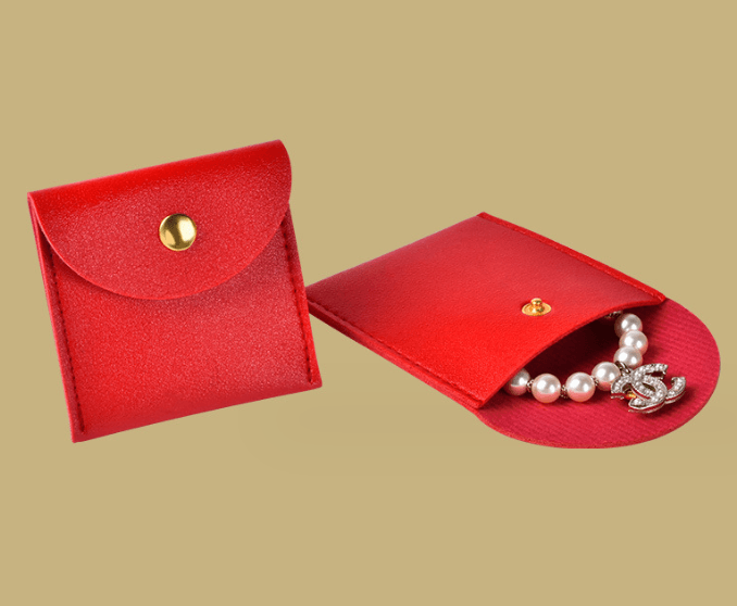 가죽 파우치 (1팩 30개) PU Button Pouch (30 pcs)